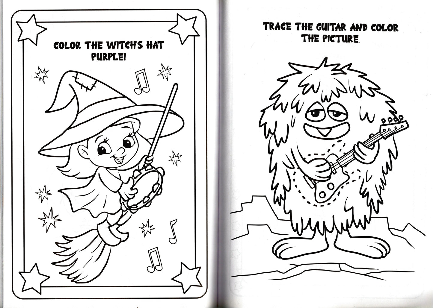 Pumpkin Patch & Monster Rock - Halloween Coloring & Activity Book (Set of 2)