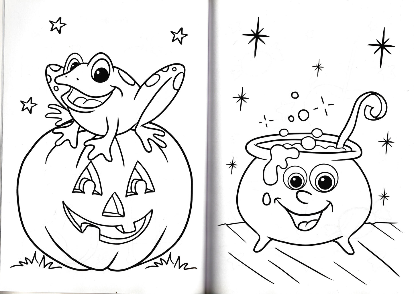 Pumpkin Patch & Monster Rock - Halloween Coloring & Activity Book (Set of 2)