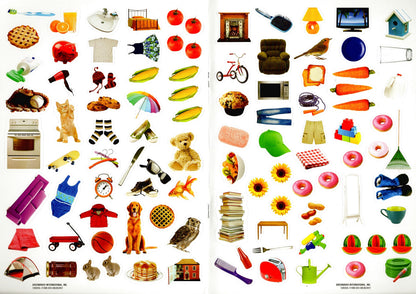 Sticker Activity Book - All Around-House, Things That Go, Words (Set of 3 Books)