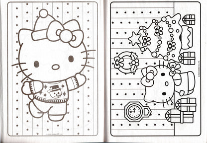 Hello Kitty & Hello Kitty and Friends - Jumbo Coloring & Activity Book (Set of 2)
