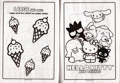 Hello Kitty & Hello Kitty and Friends - Jumbo Coloring & Activity Book (Set of 2)