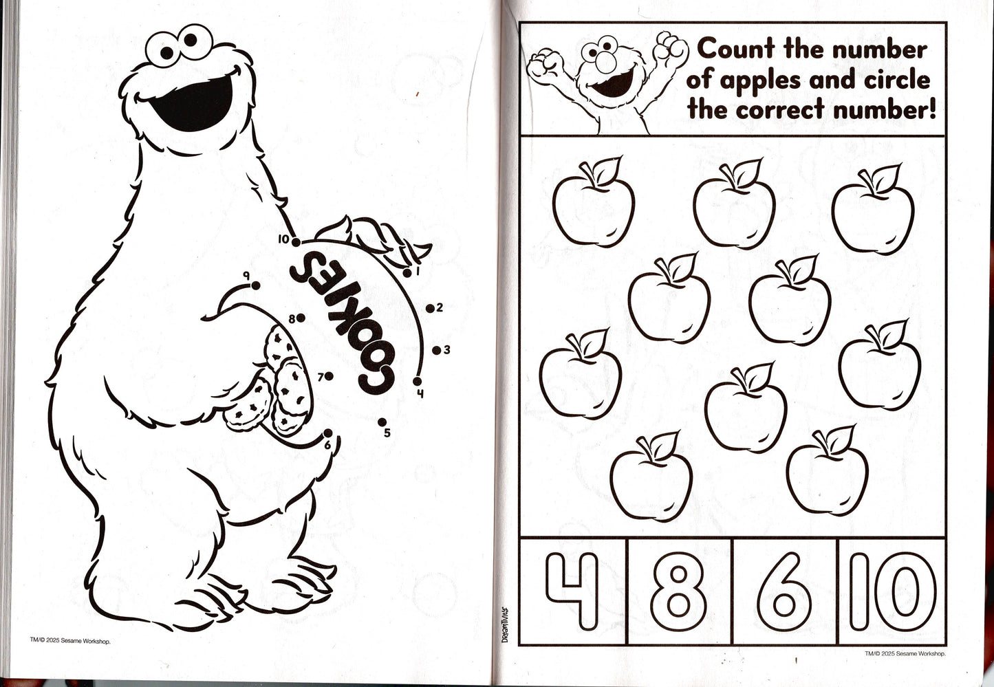 123 Sesame Street - Dot to Dot - Count on Fun! - Coloring & Activity Books