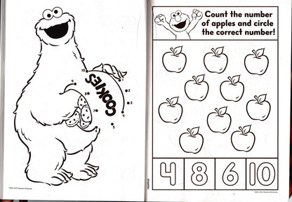 123 Sesame Street - Dot to Dot - Count on Fun! - Coloring & Activity Books