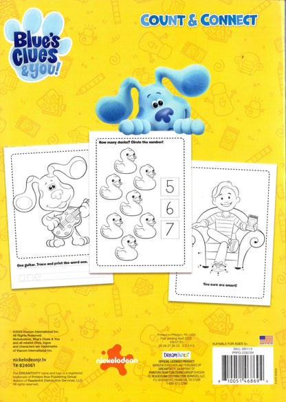 Educational Workbooks - Nickelodeon Blue`s Clues & you! Count & Connect