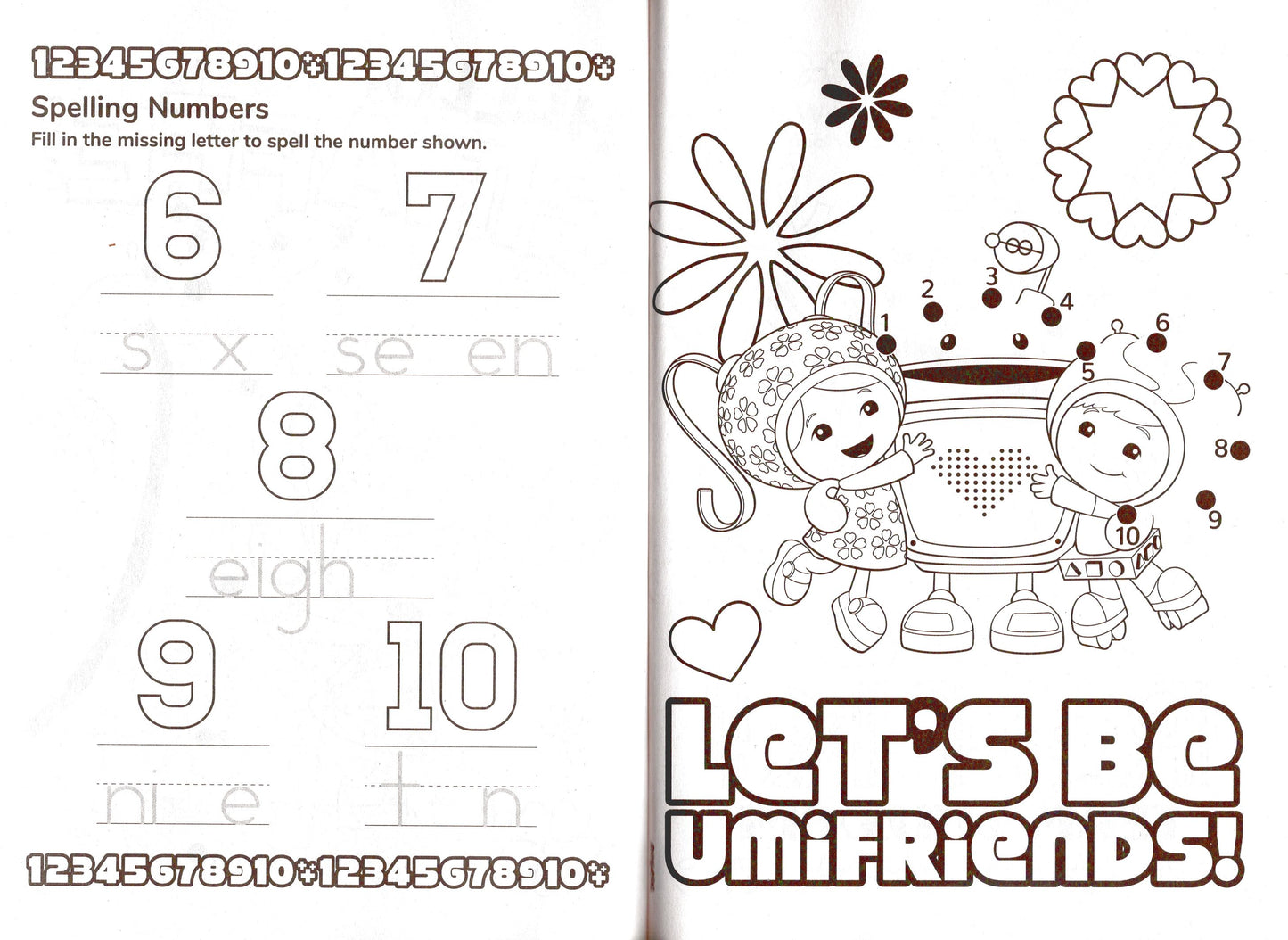 Team Umizoomi - Mighty Math - Dot to Dot - Coloring & Activity Books