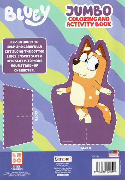 Bluey - Jumbo Coloring & Activity Book