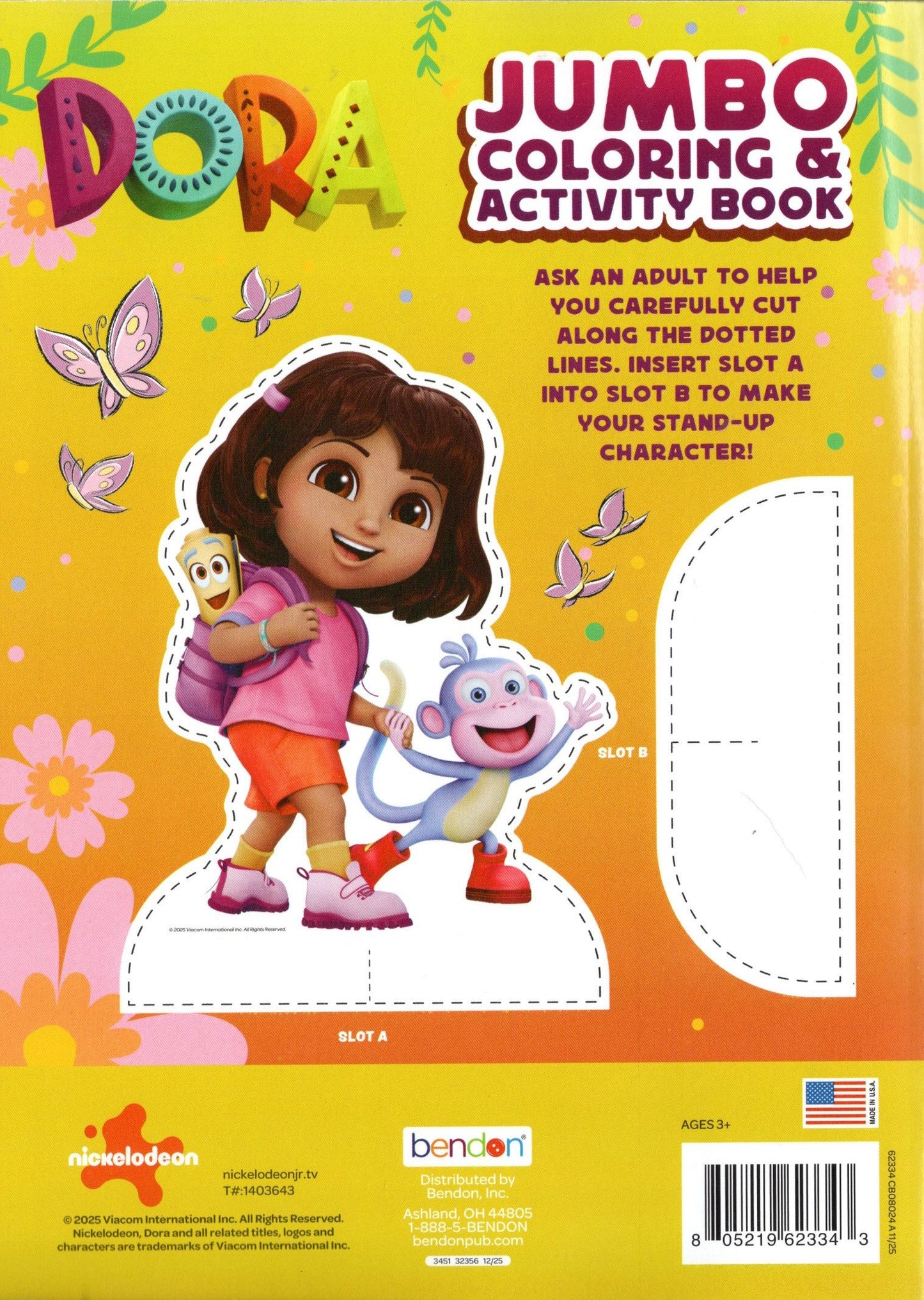 Dora -Jungle Fiesta - Jumbo Coloring & Activity Book