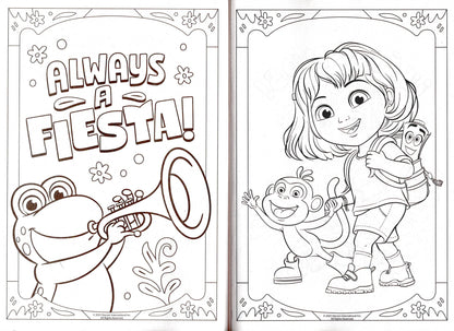 Dora -Jungle Fiesta - Jumbo Coloring & Activity Book