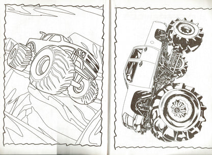 Monster Trucks - Jumbo Coloring & Activity Book
