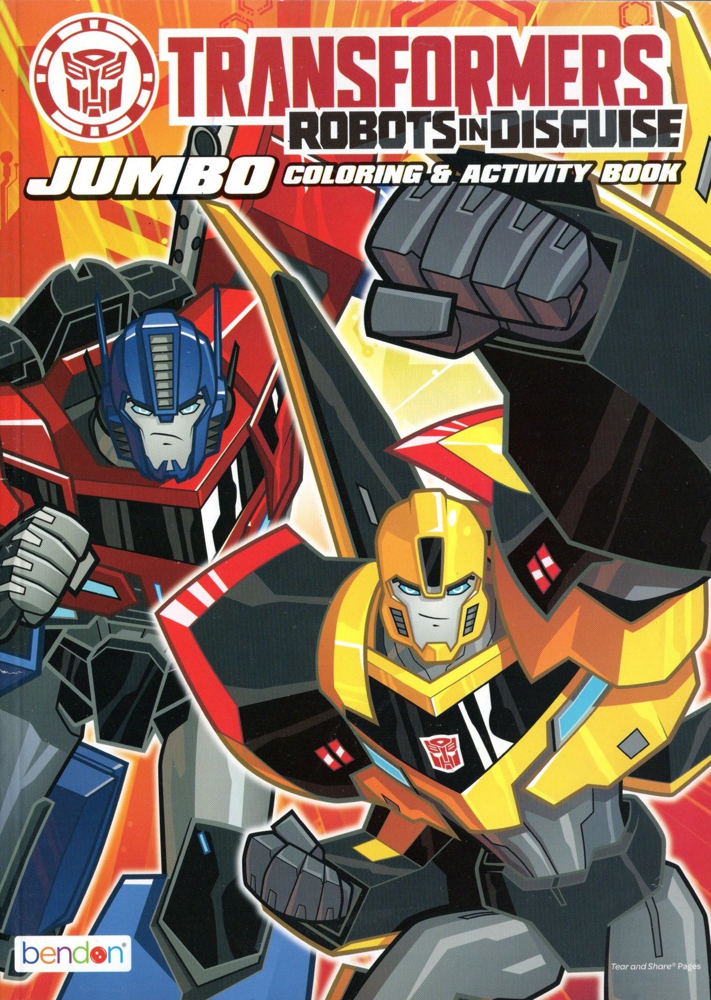 Transformers - Robots in Disguise - Jumbo Coloring & Activity Book