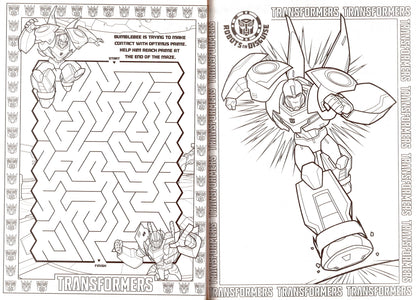 Transformers - Robots in Disguise - Jumbo Coloring & Activity Book