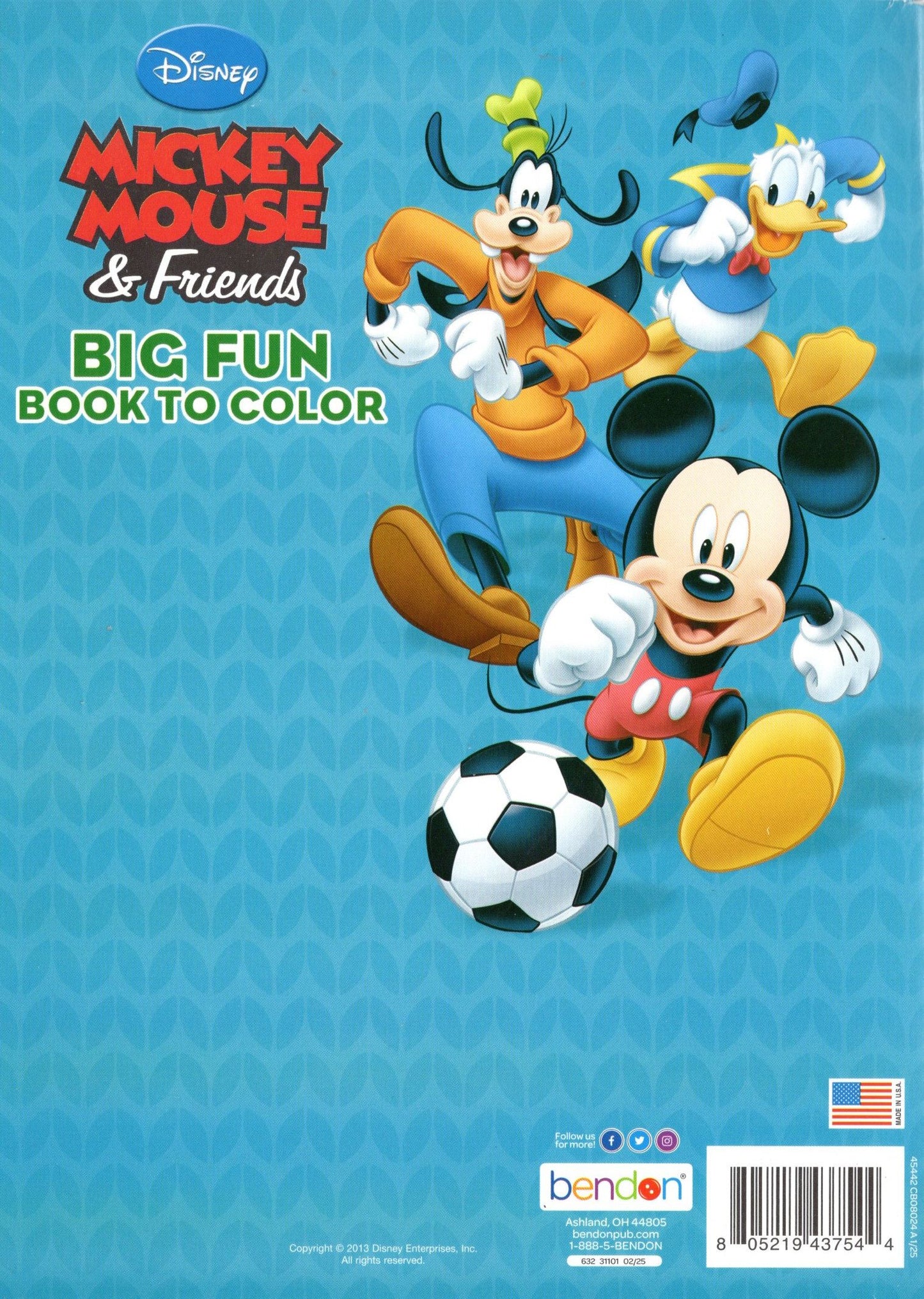 Mickey - Coing for Coal - Big Fun Coloring Book