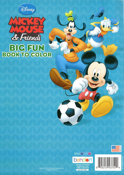 Mickey - Coing for Coal - Big Fun Coloring Book