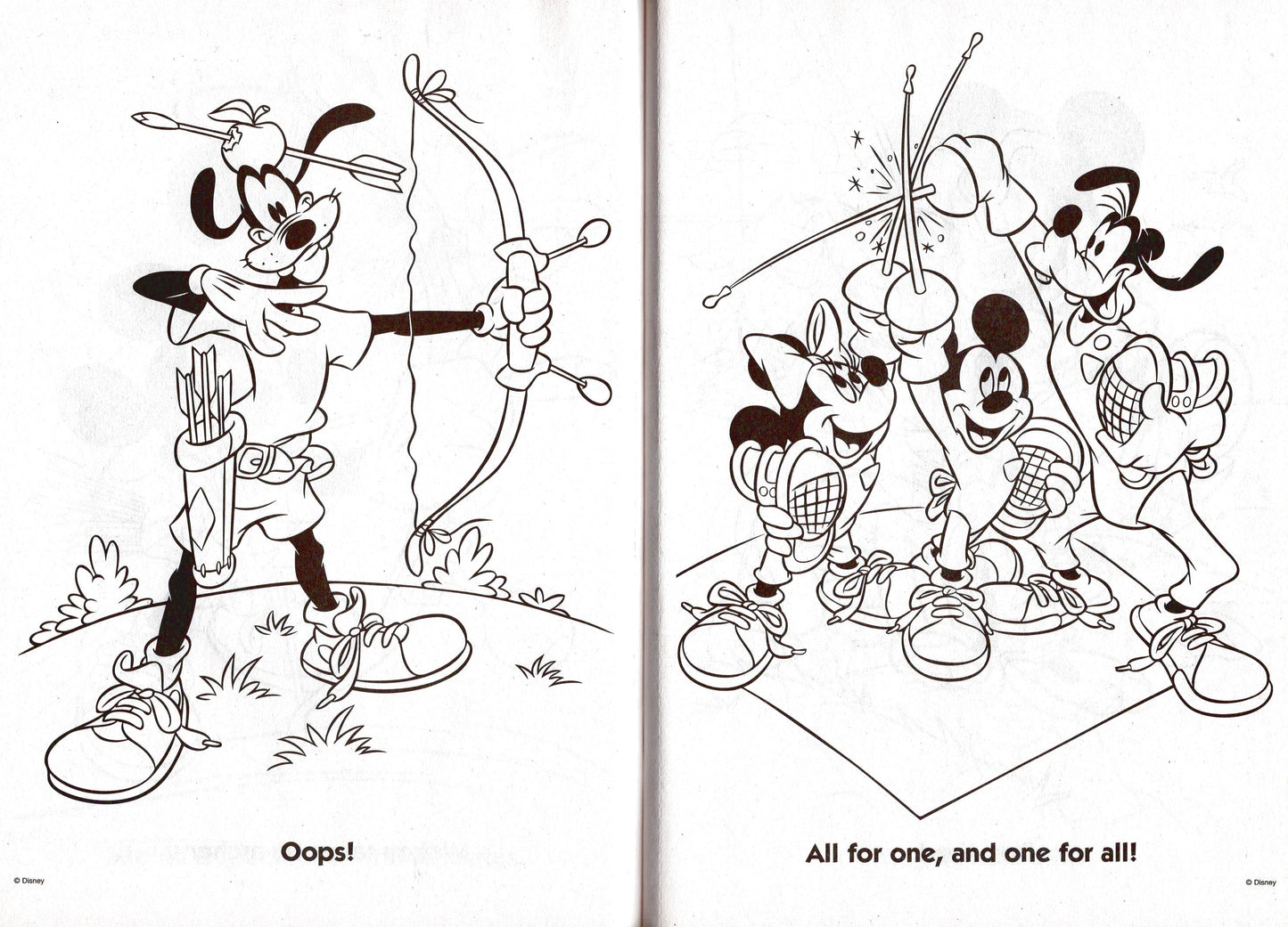 Mickey - Coing for Coal - Big Fun Coloring Book