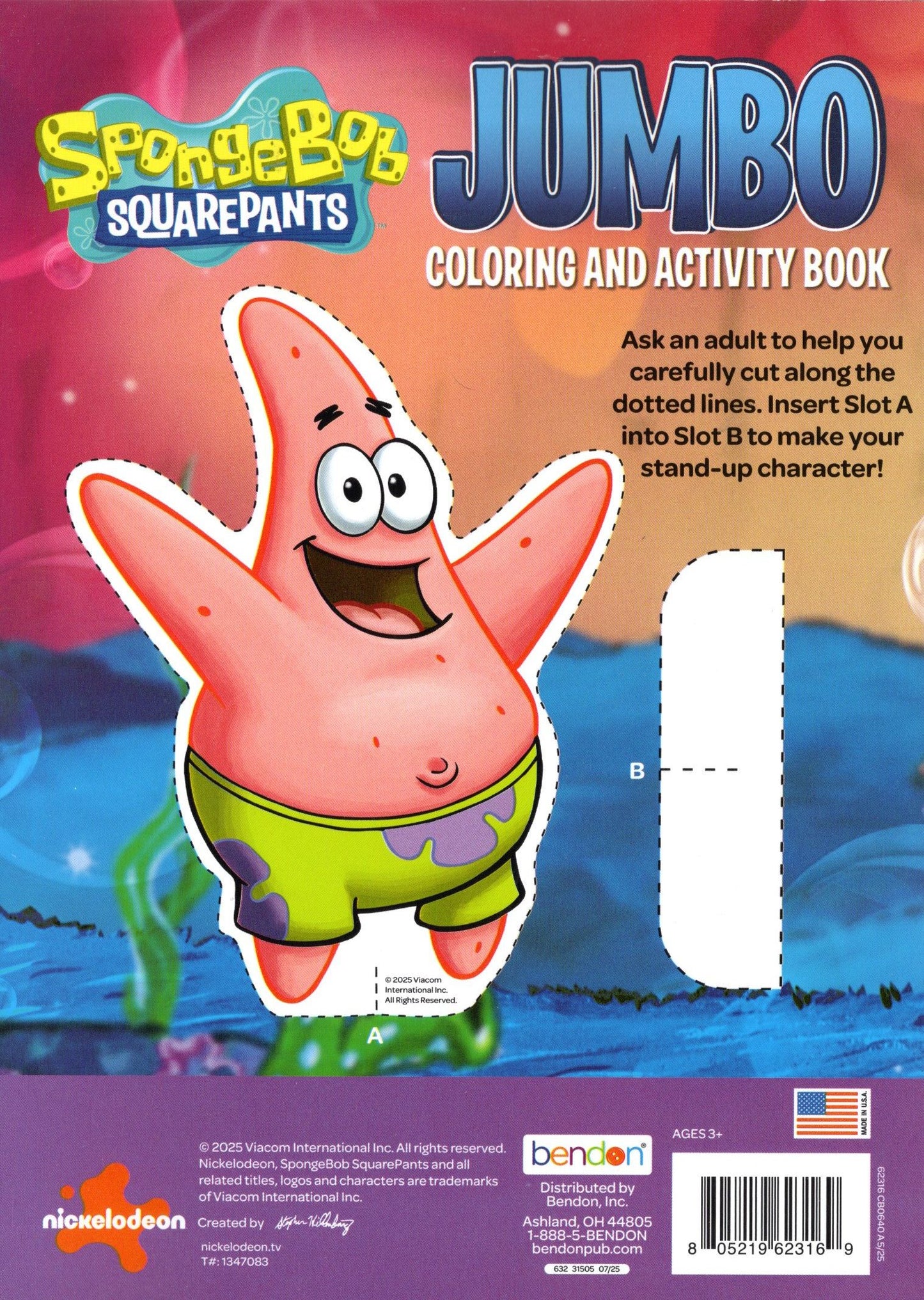SpongeBob Squarefants - Beach Buds - Jumbo Coloring & Activity Book