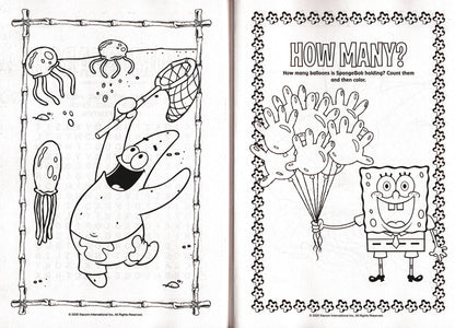 SpongeBob Squarefants - Beach Buds - Jumbo Coloring & Activity Book
