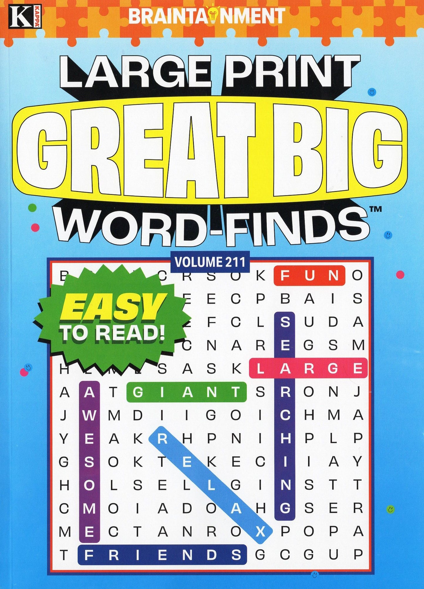 Large Print Great Big Word - Finds (All New Puzzles) - Vol.211