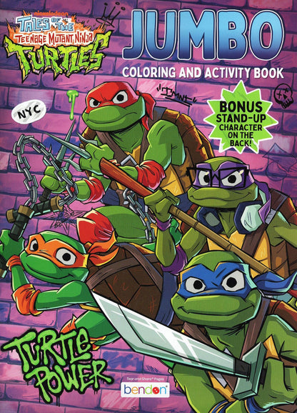 Tales of the Teenage Mutant Ninja Turtles - Turtle Power - Jumbo Coloring & Activity Book