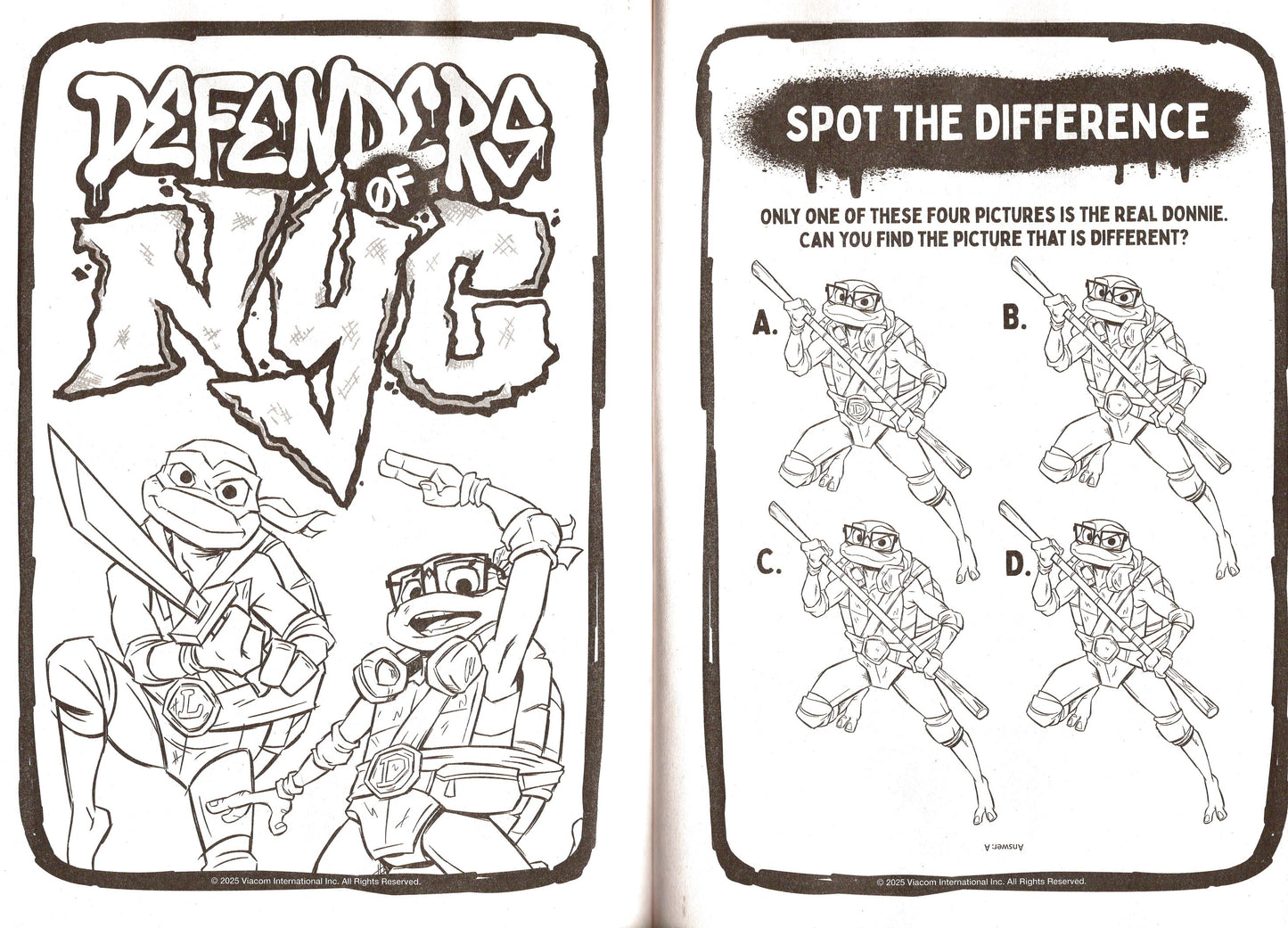 Tales of the Teenage Mutant Ninja Turtles - Turtle Power - Jumbo Coloring & Activity Book