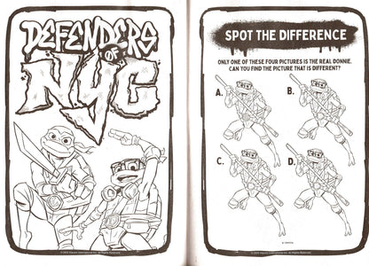 Tales of the Teenage Mutant Ninja Turtles - Turtle Power - Jumbo Coloring & Activity Book