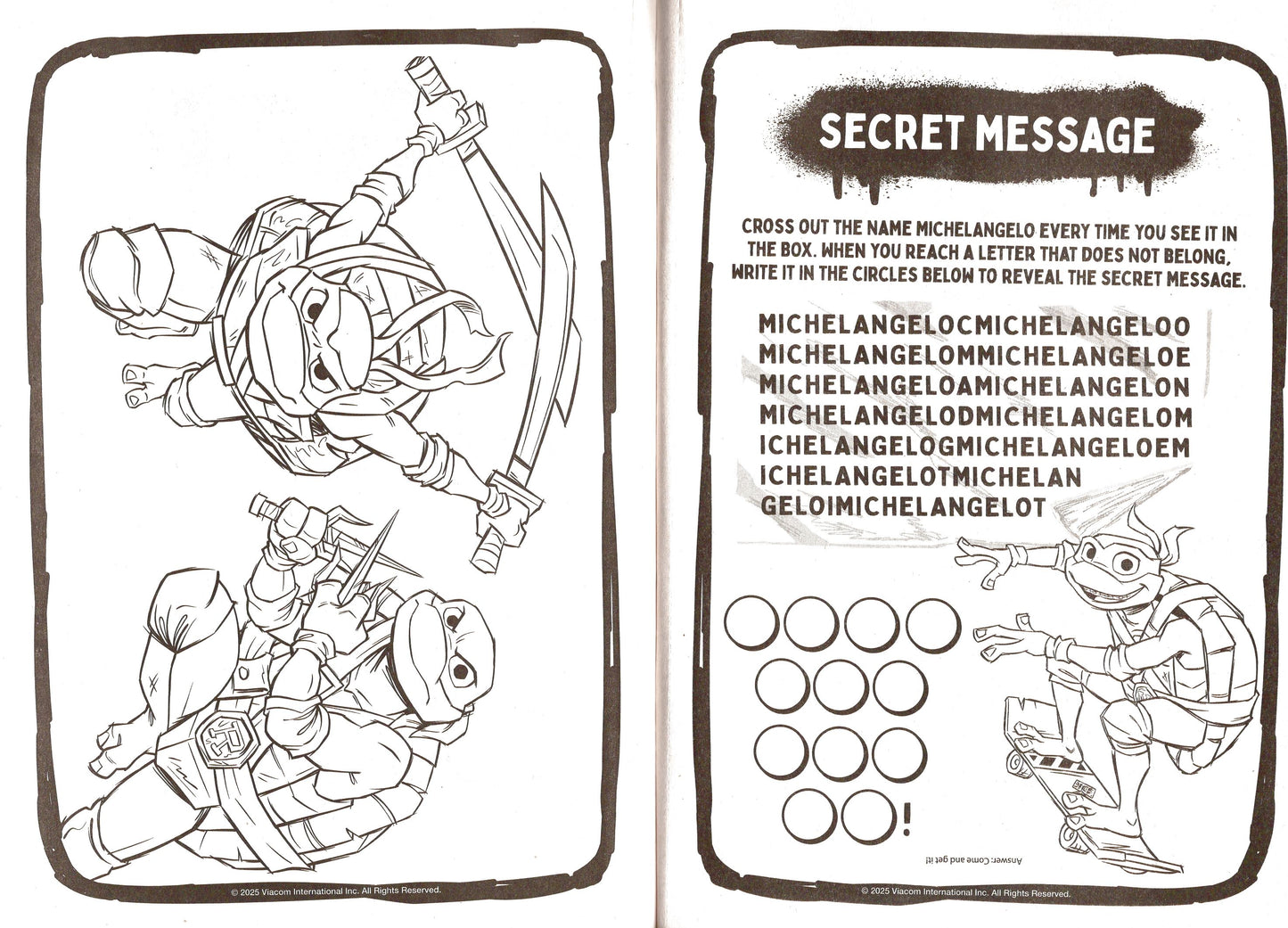 Tales of the Teenage Mutant Ninja Turtles - Turtle Power - Jumbo Coloring & Activity Book