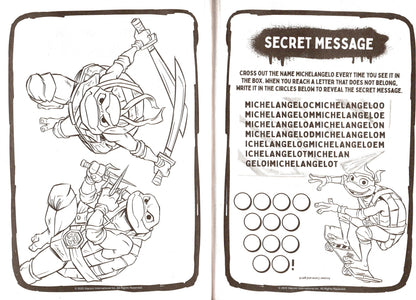 Tales of the Teenage Mutant Ninja Turtles - Turtle Power - Jumbo Coloring & Activity Book