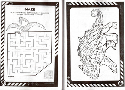 Jurassic World - Jumbo Coloring & Activity Book