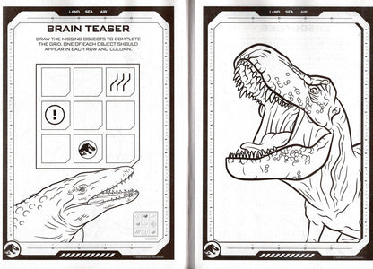 Jurassic World - Jumbo Coloring & Activity Book
