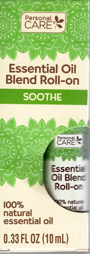 Personal Care Essential Oil Blend Roll-on Soothe 10mL 0.33 fl oz Set of 2 Packs