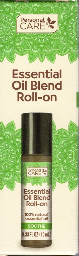 Personal Care Essential Oil Blend Roll-on Soothe 10mL 0.33 fl oz Set of 2 Packs