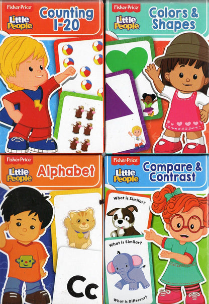 Fisher-Price - Alphabet, Contrast, Colors, Counting - Learning Cards (Set of 4)