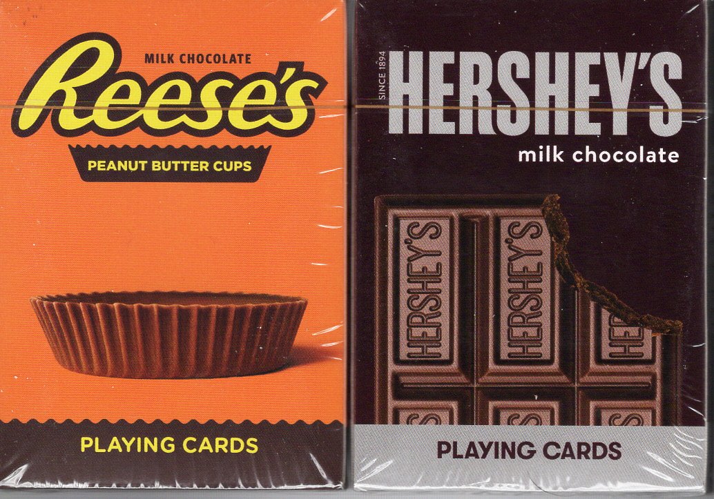 Playing Cards - Reese's Peanut Butter Cup & Hershey`s (Set of 2)