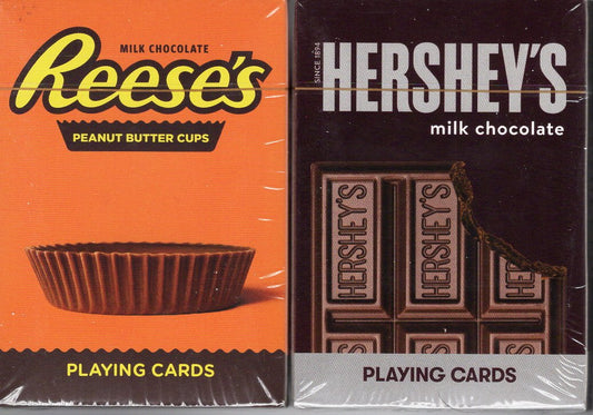 Playing Cards - Reese's Peanut Butter Cup & Hershey`s (Set of 2)