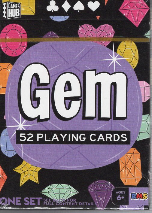 GEM COLORFUL - 52 PLAYING CARDS by RMS