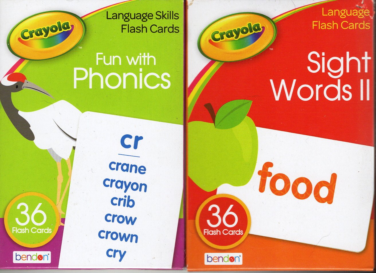 Crayola - Language Skills Flash Cards - Phonics & Words II - Flash Cards