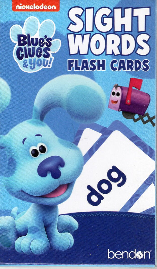 Blue s Clues & You! - Learning Game Cards - Sight Words - 36 Flash Cards