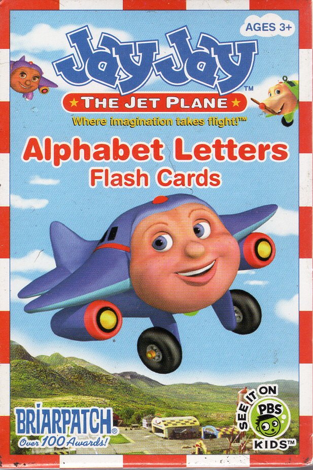 PBS Kids - Jay Jay The Jet Plane - Alphabet Letters - Flash Cards