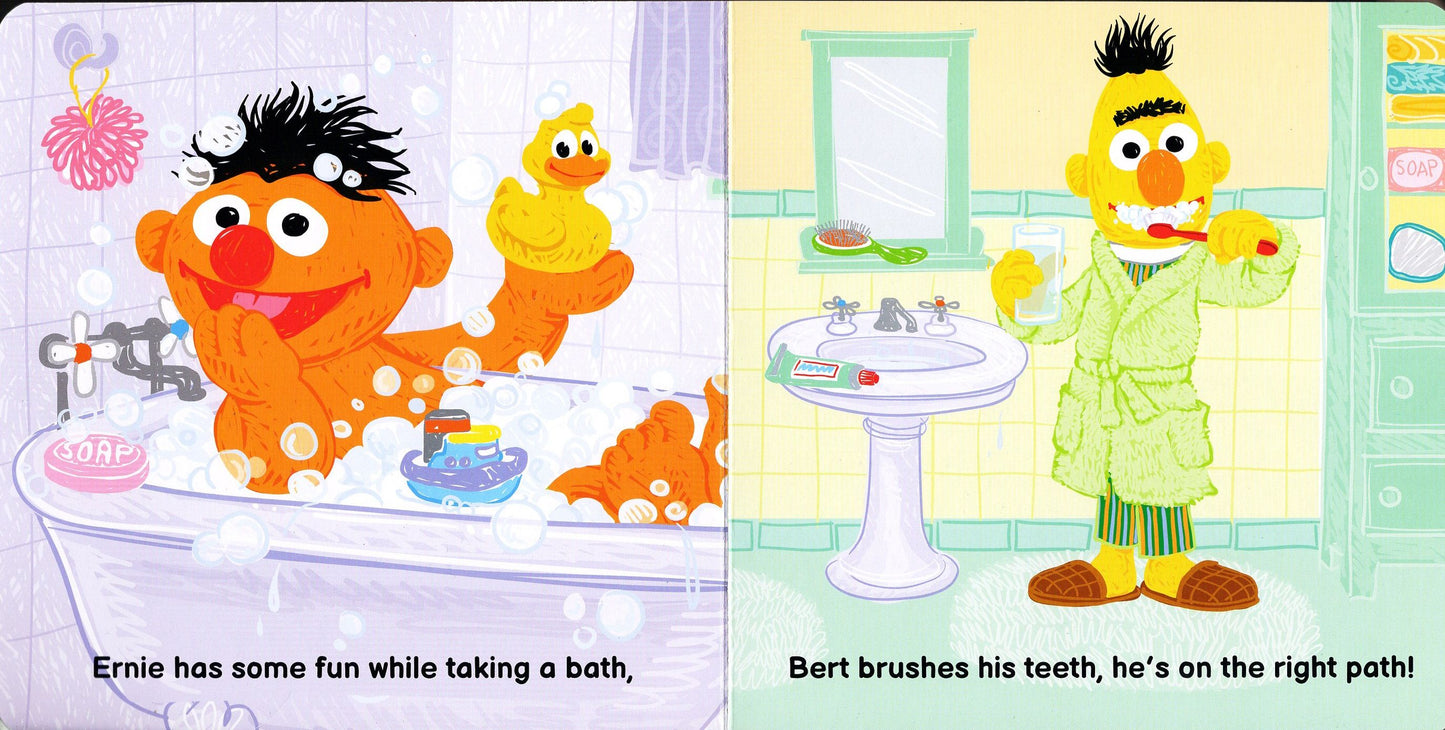 Sesame Street - Children's Board Book (Set of 4 Books)