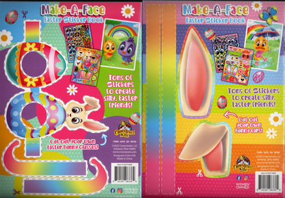 Make-A-Face - Easter Stickers - Stickers Includes - Sticker Activity Book