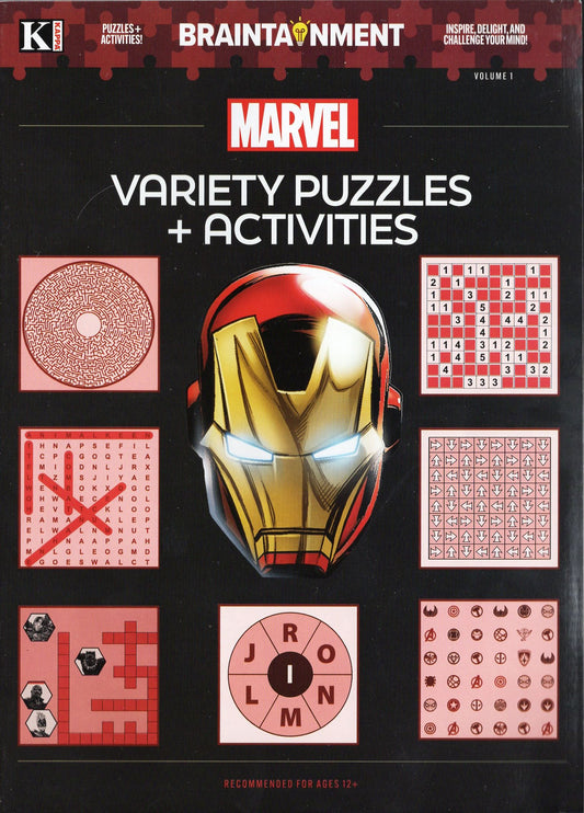 Braintainment - Variety Puzzles Activities Book