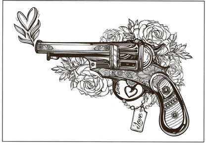 Adult Coloring Tattoos - Relax and Rewind