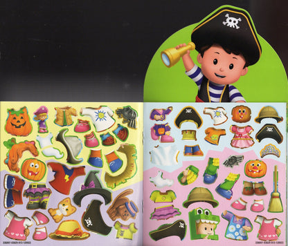 Little People - My Dress-Up Friends Sticker & Activity Book 100 + 80 Stickers (Set of 2 Books)