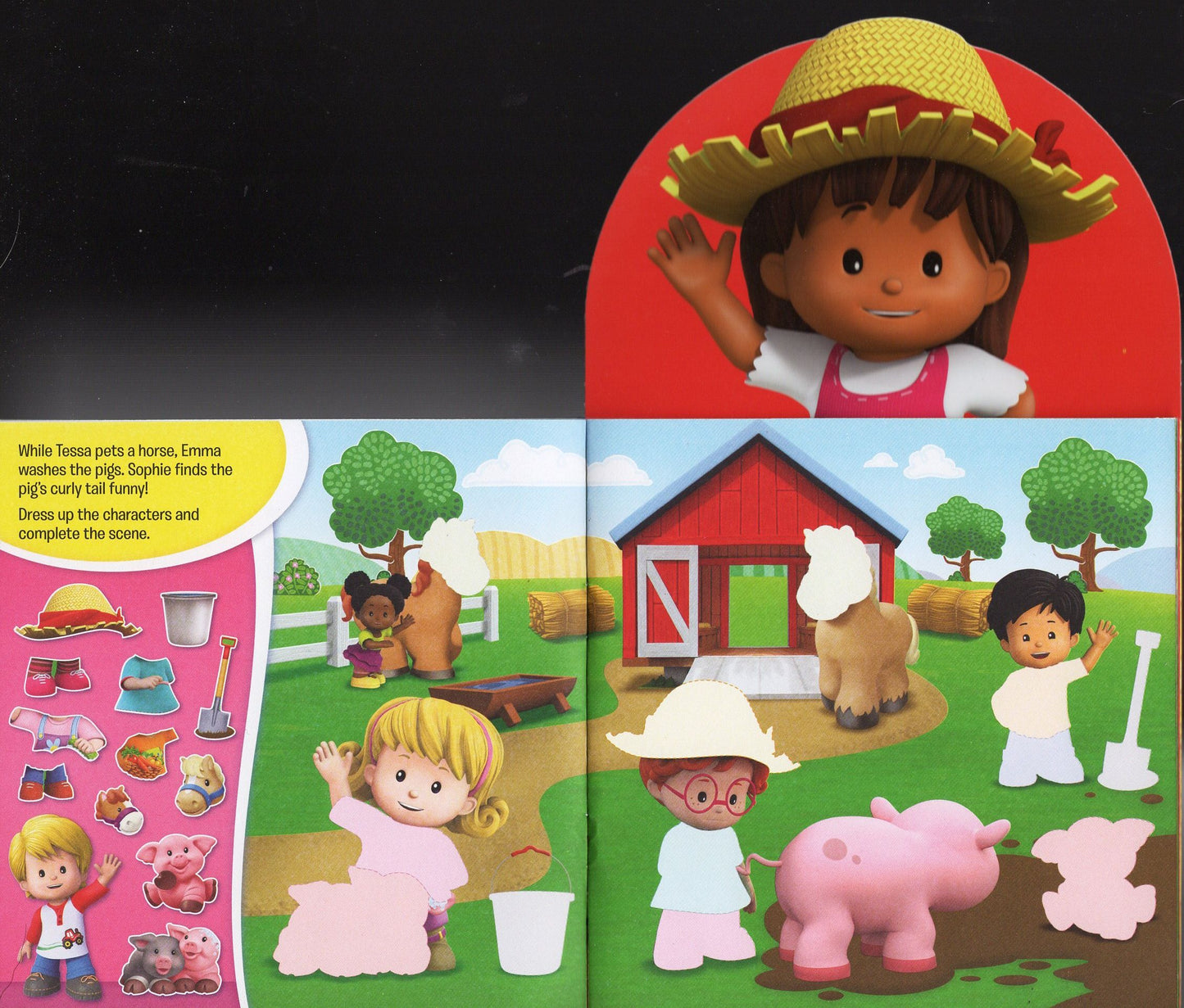Little People - My Dress-Up Friends Sticker & Activity Book 100 + 80 Stickers (Set of 2 Books)
