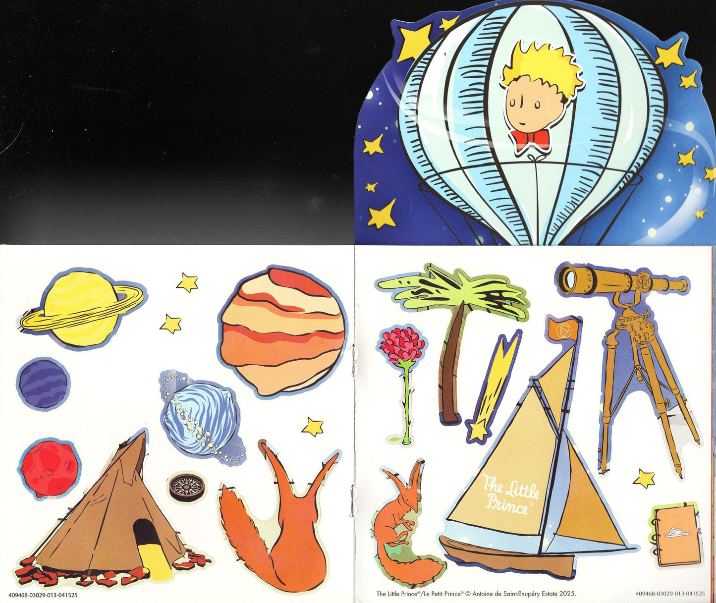 Adventures with The Little Prince - My Dress-Up Friends Sticker & Activity Book 30 Stickers