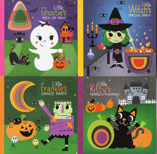 Halloween Children's Board Book (Set of 4 Books)