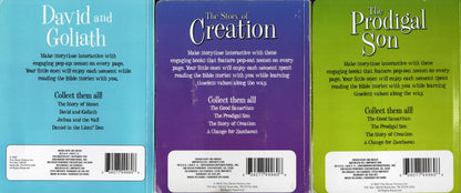 Children Pop-up Bible Story Books (Set of 3 Books)