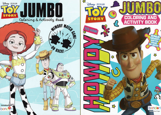 Toy Story- Jumbo Coloring & Activity Book (Set of 2 Books)