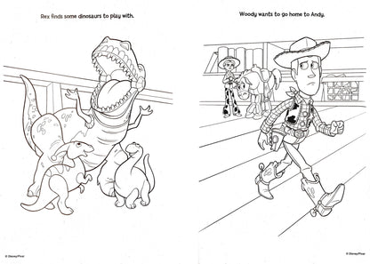 Toy Story- Jumbo Coloring & Activity Book (Set of 2 Books)