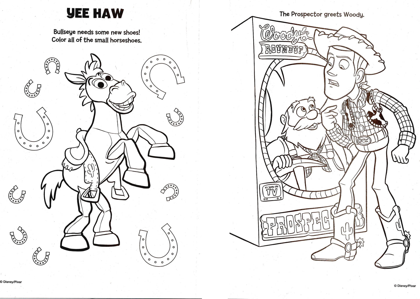 Toy Story- Jumbo Coloring & Activity Book (Set of 2 Books)