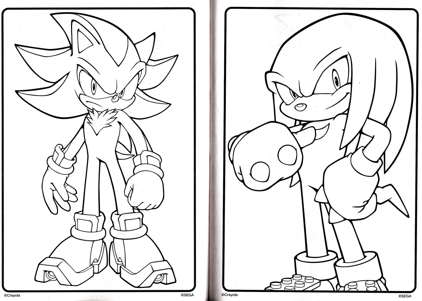 Sonic the Hedgehog Coloring Book Set: Crayola 64-Page Coloring Book and Bendon